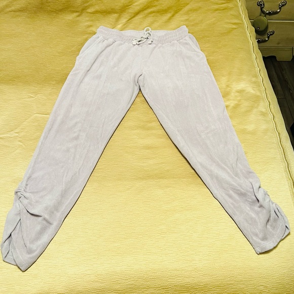 REVOLVE Lovers + Friends Landry Terry Drawstring Pant in Lavender - Picture 7 of 8